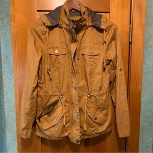 Holstark brown lined jacket. Size Medium.